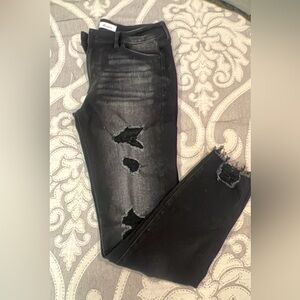 KanCan Black Distressed Skinny Jeans